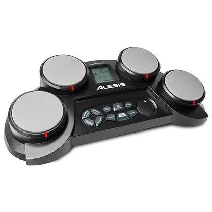 Alesis CompactKit 4 Pad Portable Electronic Tabletop Drum Set Kit (Compact Kit 4)