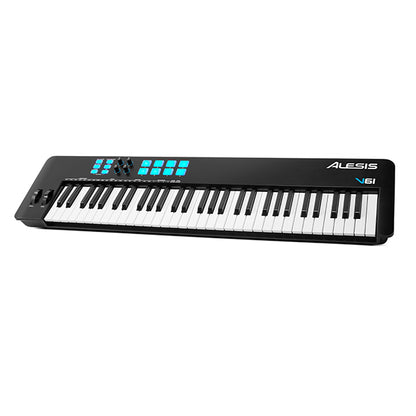 Alesis V61 MKII 61 Key USB Midi Keyboard Controller with 8 Velocity Pad (V61MKII MK2)