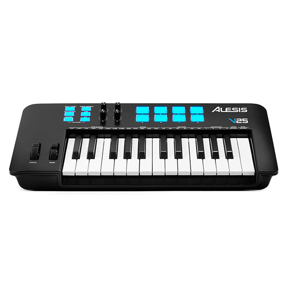 Alesis V25 MKII 25 Key USB Midi Keyboard Controller with Pad (V-25 V 25 MK2)