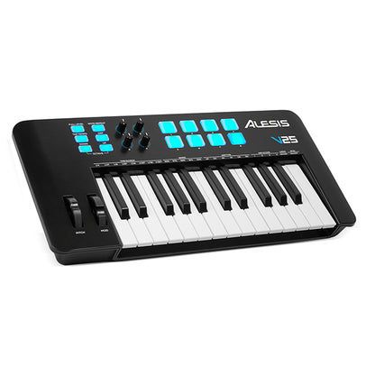 Alesis V25 MKII 25 Key USB Midi Keyboard Controller with Pad (V-25 V 25 MK2)