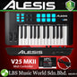 Alesis V25 MKII 25 Key USB Midi Keyboard Controller with Pad (V-25 V 25 MK2)