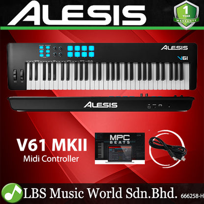 Alesis V25 MKII 25 Key USB Midi Keyboard Controller with Pad (V-25 V 25 MK2)
