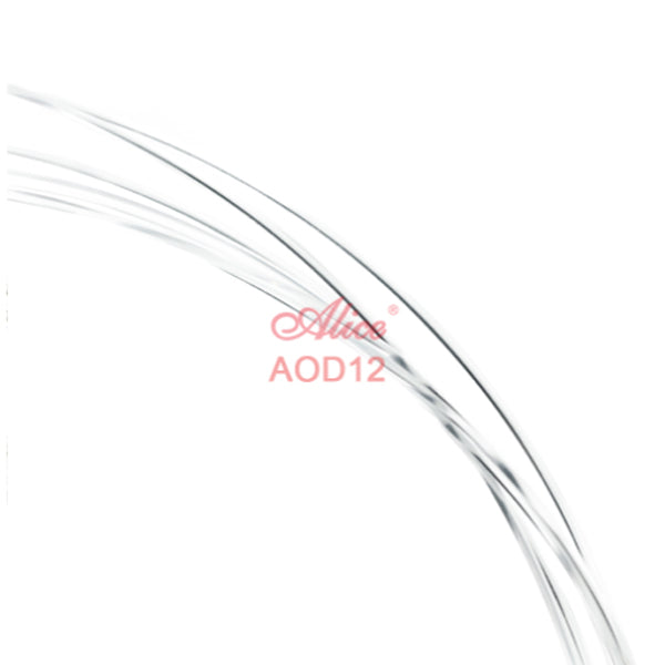 Alice AOD12 12 String Strings Set G-D-A-E-B-F Nylon Core Silver Plated Copper Alloy Winding