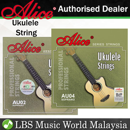 Alice AU04 AU02 Ukulele Nylon Set String (AU 04 AU 02)