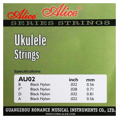 Alice AU04 AU02 Ukulele Nylon Set String (AU 04 AU 02)