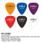 Alice AP 120B2 500JSM 600A 600F 600G Guitar Picks for Acoustic Classical and Ukulele - 1 Pcs Only (Random Size)