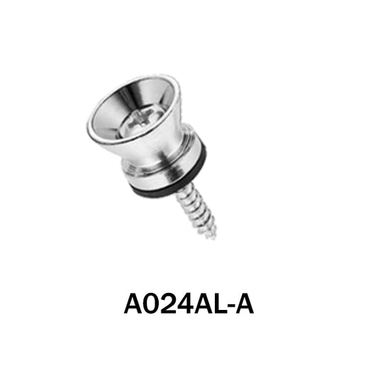 Alice A024AL Pro Set Strap Button For Guitar Acoustic Classical Bass Ukulele Aluminum Alloy (A0 24AL)