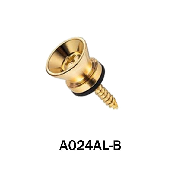 Alice A024AL Pro Set Strap Button For Guitar Acoustic Classical Bass Ukulele Aluminum Alloy (A0 24AL)