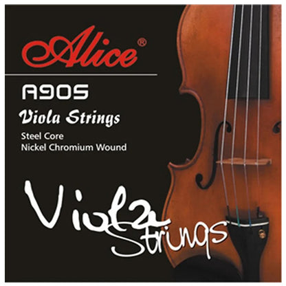 Alice A905 Viola String Set Nickel Chromium Wound Steel Core (A-905 A 905)