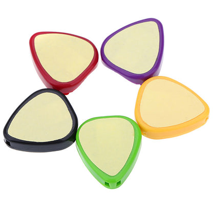 Alice A010B Guitar Pick Holder Pick Case Stick on Guitar Fit up to 3 Picks (Random Colour)