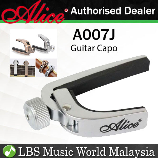 Alice A007J Adjustable Guitar Capo with Quick Release Minimalistic Design to Clamp - Random Colour (A007)