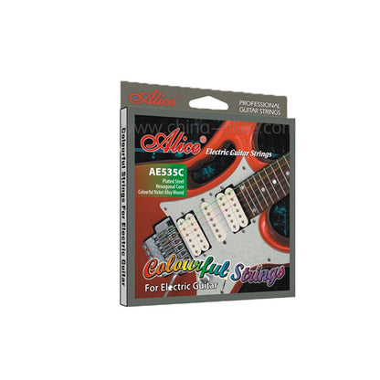 Alice AE535C Electric Guitar String Multiple Colour String (6 Strings)