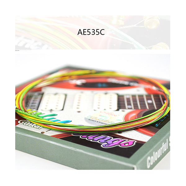 Alice AE535C Electric Guitar String Multiple Colour String (6 Strings)