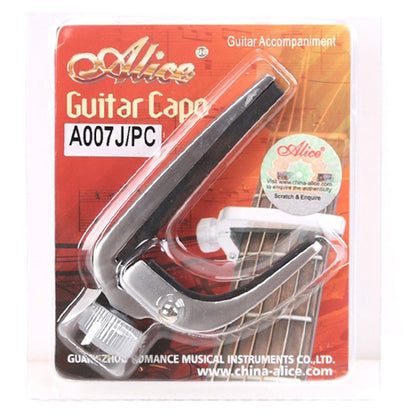 Alice A007J Adjustable Guitar Capo with Quick Release Minimalistic Design to Clamp - Random Colour (A007)