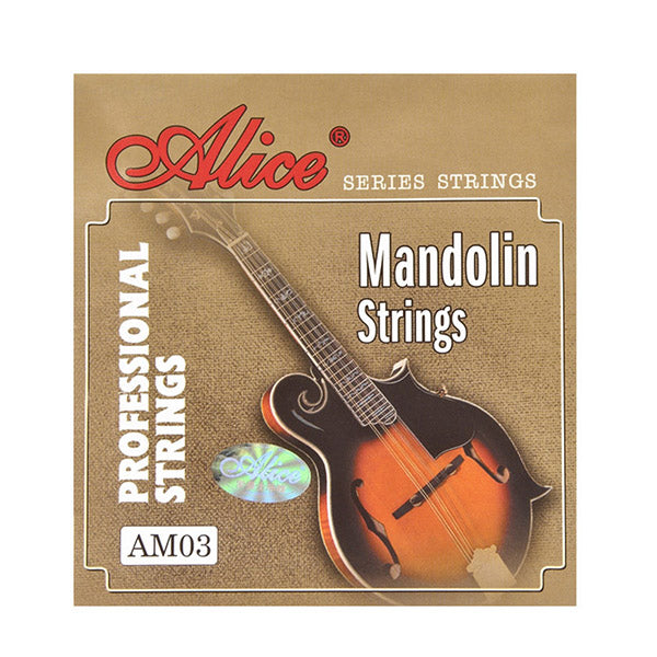 Alice AM03 Mandolin Strings Set Plated Steel Bronze Wound