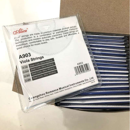 Alice A903 Viola String Set Steel Core Nickel Silver (A 903)