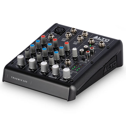Alto Professional TrueMix 500 Portable 5 Channel Analog Mixer with USB 48V Phantom Power (True Mix)