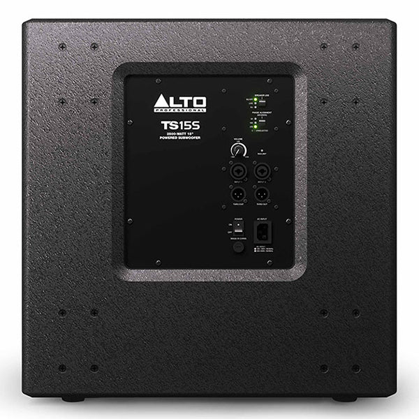 Alto Professional TS15S 15 Inch 2500W Powered Subwoofer Speaker Amp with Class D Amplifier