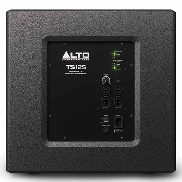 Alto Professional TS12S 12 Inch 2500W Powered Subwoofer Speaker Amp with Class D Amplifier (TS12 S)