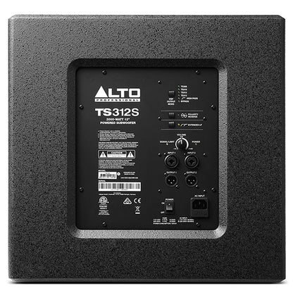 Alto Professional TS312S 2000W 12 Inch Powered Subwoofer with Class D Amplifier (TS312 S)