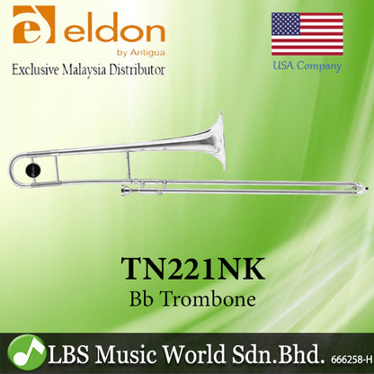 Eldon by Antigua TB221NK Bb Slide Trombone Nickel Plated with Case (TB221)