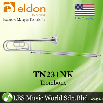 Eldon by Antigua TB231NK Bb Slide Trombone Nickel Plated with Case (TB231)