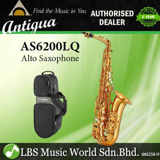Antigua AS6200VLQ ProOne Eb Alto Saxophone Vintage Laquer Finish with Contour Case (AS6200)