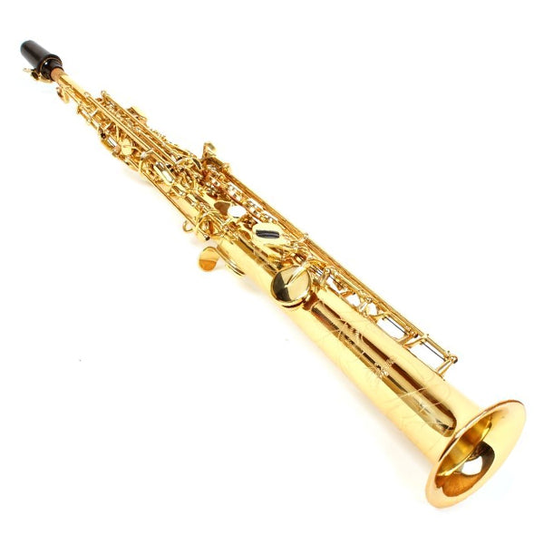 Antigua SS3282LQ Professional Bb Soprano Saxophone Clear Lacquer Finished with Case (SS3282)