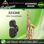 Antigua AS4260LQ Eb G42 Alto Professional Saxophone Clear Lacquer Finish with Contour Case (AS4260)