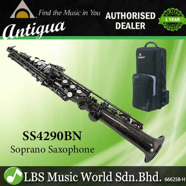 Antigua SS4290 Bb Professional Powerbell Soprano Saxophone with Case (SS 4290)