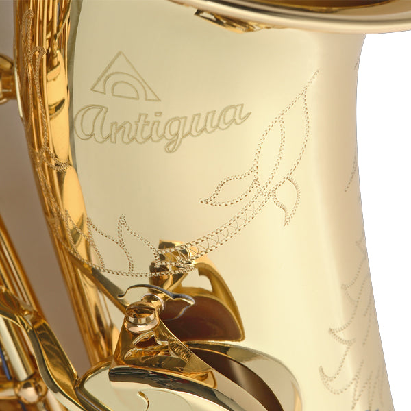 Antigua AS4260LQ Eb G42 Alto Professional Saxophone Clear Lacquer Finish with Contour Case (AS4260)
