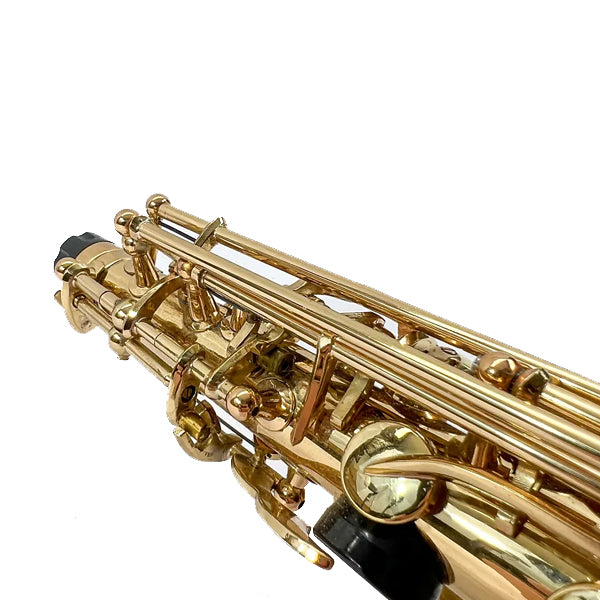 Antigua SS3159LQ Bb Curved Soprano Saxophone Clear Lacquer Finished with Case (SS3159)