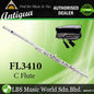 Antigua FL3410 Vosi Beginner C Key Silver Open Hole Flute with Case (FL 3410)