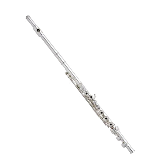 Antigua FL3410 Vosi Beginner C Key Silver Open Hole Flute with Case (FL 3410)