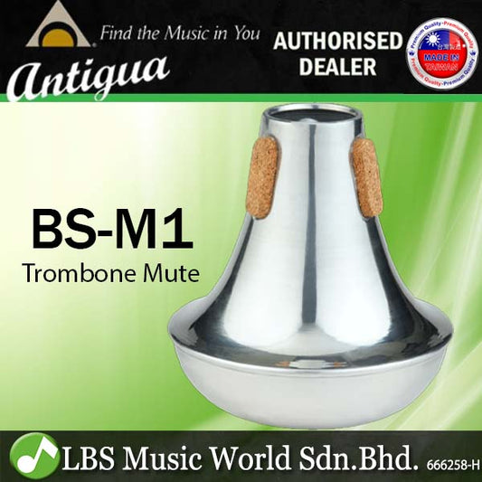 Antigua BS-M1 Power Tone Trombone Wow Wow Mute - Silver (BSM1)
