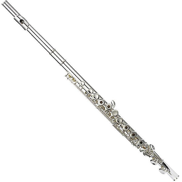 Antigua FL2410 Vosi Student Flute Open Hole C Key Silver Plated With Case (FL 2410)