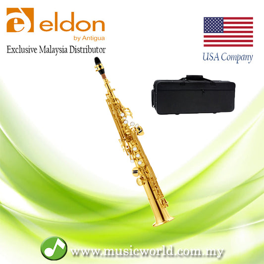 Antigua Eldon ESS-25 Bb Soprano Saxophone With Carrying Case