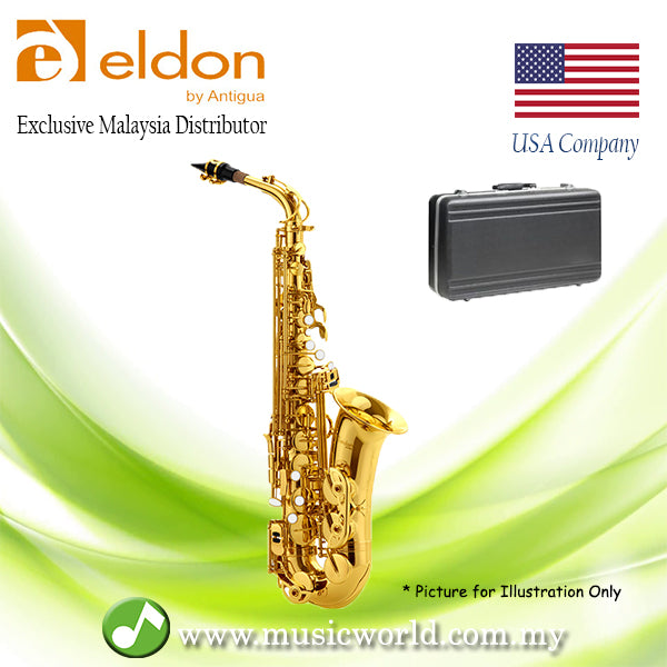Antigua Eldon AS22LQ Eb Alto Saxophone Student Model Beginner Sax