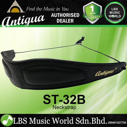 Antigua ST-32B Double Padded Leather Saxophone Neckstrap (ST32B)