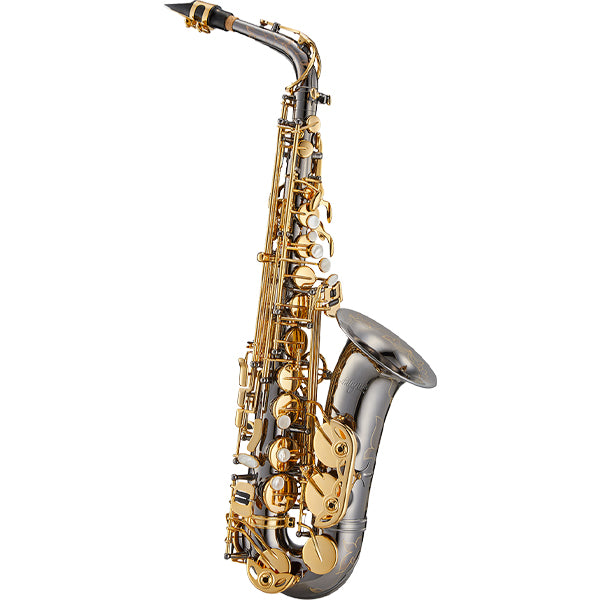 Antigua WAS4248BG Powerbell Alto Saxophone Black Nickel with Soft Bag (AS4248 BG)