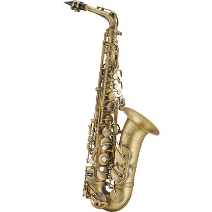 Antigua WAS4248AQ Powerbell Alto Saxophone Antigue Finish with Soft Bag (AS4248 AQ)