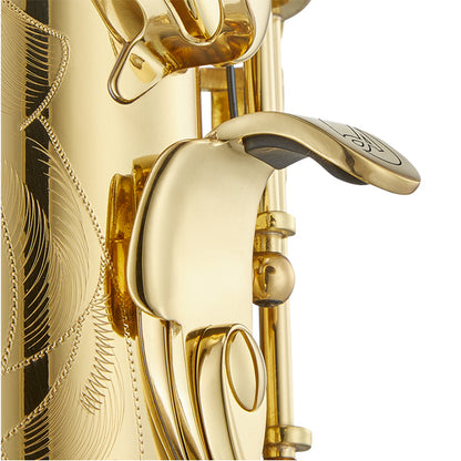 Antigua WAS4248BG Powerbell Alto Saxophone Black Nickel with Soft Bag (AS4248 BG)