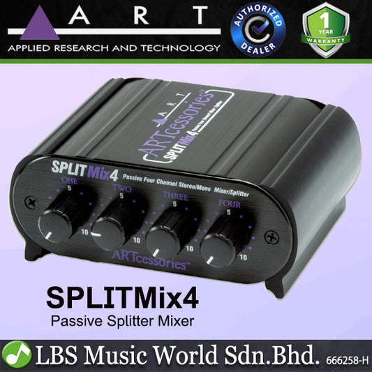 ART Pro Audio SPLITMix4 Four Channel Passive Splitter Mixer