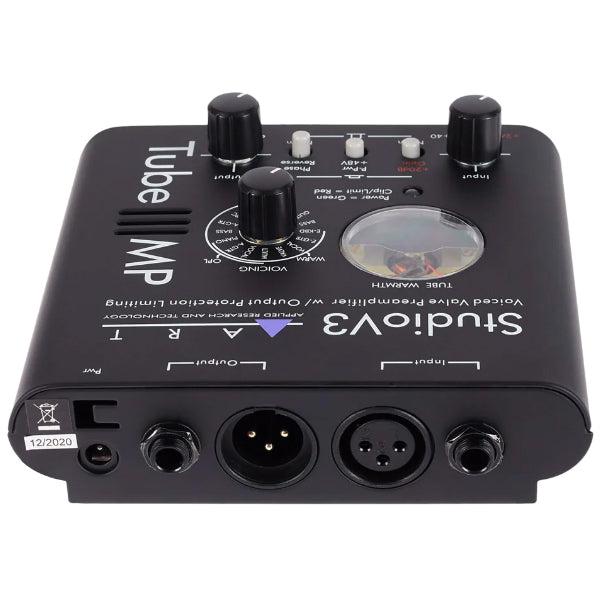 ART Pro Audio Tube MP Studio V3 Single Channel Tube Mic Microphone Instrument Preamp