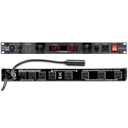 ART Pro Audio PS4X4 PRO 1800 Watt USB Dual LED Metered Power Distribution System with USB
