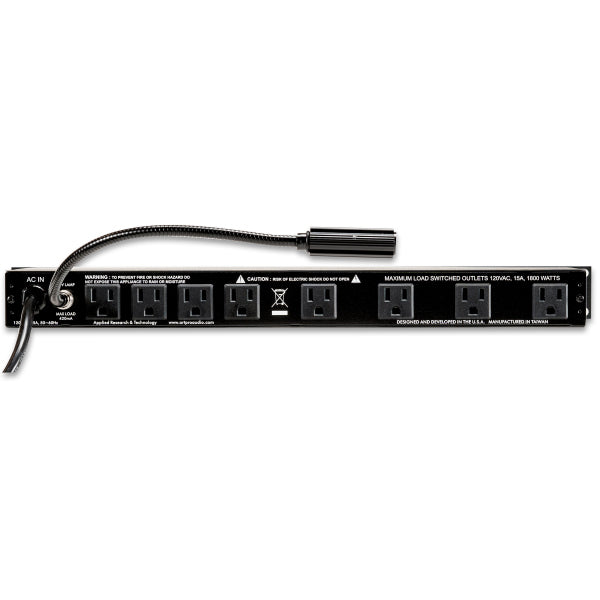 ART Pro Audio PS4X4 PRO 1800 Watt USB Dual LED Metered Power Distribution System with USB