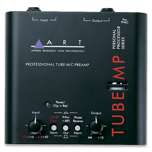 ART Pro Audio Tube MP The Original Single Channel Tube Mic Microphone Instrument Preamp