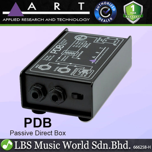 ART Pro Audio PDB Switchable Passive Direct Box DI