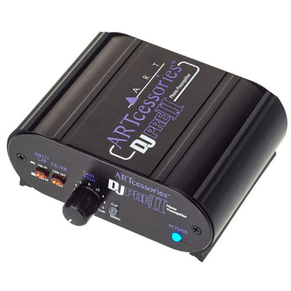 ART Pro Audio DJPre II Phono Preamplifier for DJ Controller Preamp with RIAA EQ