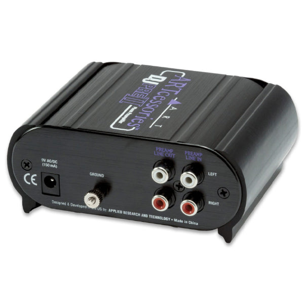 ART Pro Audio DJPre II Phono Preamplifier for DJ Controller Preamp with RIAA EQ